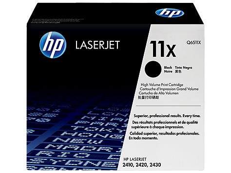 HP 11X High Yield Black Original LaserJet Toner Cartridge (Q6511X) 618EL